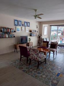 Biblioteket på lejlighedshotellet