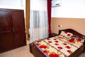 Ένα ή περισσότερα κρεβάτια σε δωμάτιο στο Appartement Nika