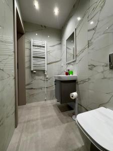 Koupelna v ubytování Pokoje gościnne Denega