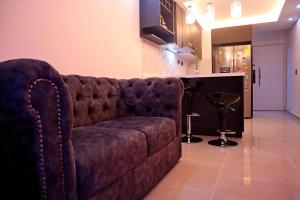 Televiisor ja/või meelelahutuskeskus majutusasutuses Apartamento VIP cómodo - Piso 12