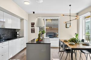 Kuchyň nebo kuchyňský kout v ubytování Unbeatable Central Location - Reykjavíks Most Exclusive Luxury Apartments