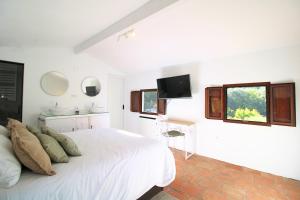 TV a/nebo společenská místnost v ubytování El Castañero Only Adults + 32 fotografií