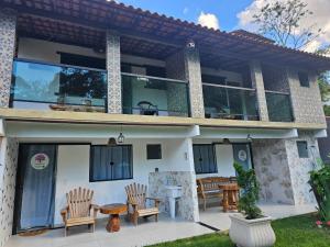 Balkón nebo terasa v ubytování Rio Sereno Suítes - Lumiar