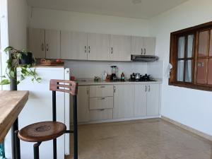 Η κουζίνα ή μικρή κουζίνα στο Panorama Café Hostel