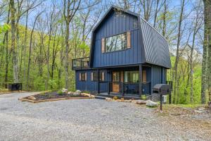 Bygningen som feriehuset ligger i