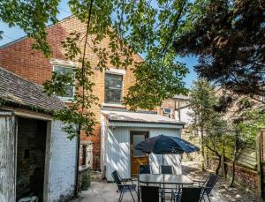 Bygningen som pensionatet ligger i