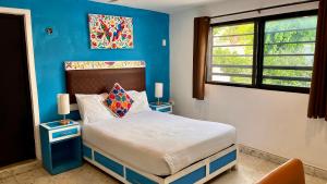 Postel nebo postele na pokoji v ubytování Habitacion2 con baño propio