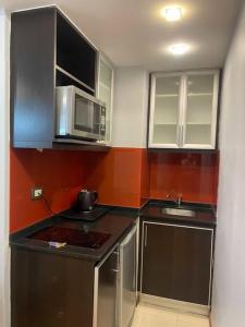 Köök või kööginurk majutusasutuses Mono ambiente microcentro