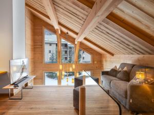 Posezení v ubytování Chalet neuf 10 pers, charme et confort à Serre Chevalier - FR-1-808-20