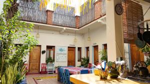 Balkón nebo terasa v ubytování El Diablo y la Sandia B&B