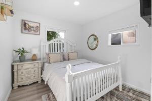 Postel nebo postele na pokoji v ubytování Seattle cottage