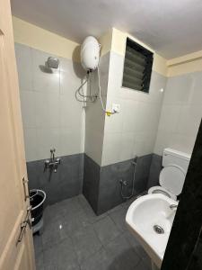 Koupelna v ubytování Sunset stay