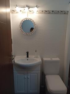 Koupelna v ubytování Casa Iván