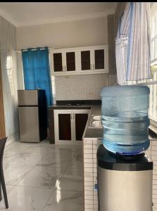 Η κουζίνα ή μικρή κουζίνα στο Apartamento de recreación vista al mar