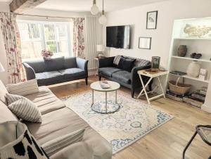 Istumisnurk majutusasutuses Cotswolds Townhouse in centre of Tetbury