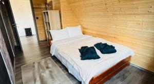 Ένα ή περισσότερα κρεβάτια σε δωμάτιο στο Pensiunea Codru