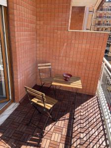 Un balcón o terraza en Urban Travelers Apartments