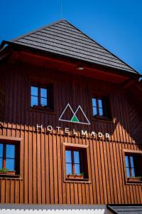 El edificio en el que está el hotel