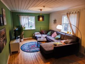 Χώρος καθιστικού στο Villa Clara