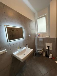 Phòng tắm tại BnbRetreat am Schloss Schwetzingen