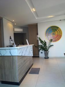 Ο χώρος του λόμπι ή της ρεσεψιόν στο Hotel Maranhão