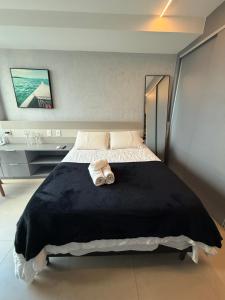 Postel nebo postele na pokoji v ubytování Flat Rooftop Boa Viagem Recife + 15 fotografií