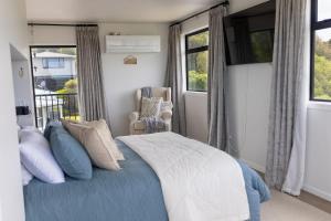 Ένα ή περισσότερα κρεβάτια σε δωμάτιο στο Views on Bonar