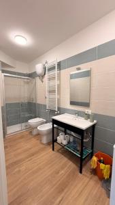 Koupelna v ubytování Nicos House