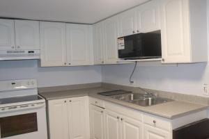 Kuchyň nebo kuchyňský kout v ubytování Abby's Lodge