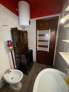 Koupelna v ubytování Eden Garden