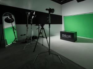 a room with several cameras and a green screen at Dovle Branded Residences by HMS - Preferred Member in Panama City