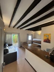 Χώρος καθιστικού στο Geko Apart Hotel