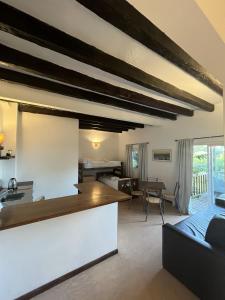 Χώρος καθιστικού στο Geko Apart Hotel