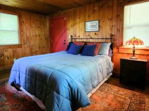 Voodi või voodid majutusasutuse Stunning Foilage Views From The Fire Tower Cabin toas