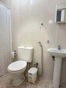 Koupelna v ubytování Pousada Fonte da Samaritana