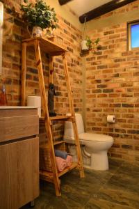 Ένα μπάνιο στο Cabaña Brillo de Estrella