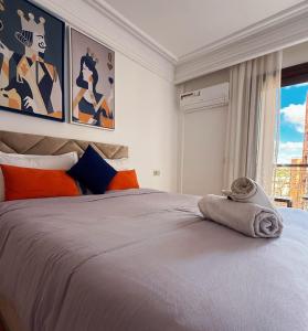 Postel nebo postele na pokoji v ubytování Luxury Apartment in the Heart of Guéliz