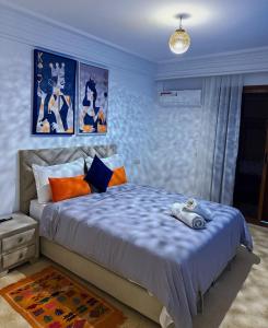 Postel nebo postele na pokoji v ubytování Luxury Apartment in the Heart of Guéliz