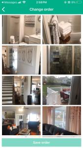 a collage of different pictures of a house at Naomi BED and BREAKFAST in Parkville