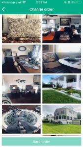 a collage of different pictures of a house at Naomi BED and BREAKFAST in Parkville