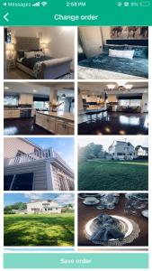 a collage of different pictures of different houses andyards at Naomi BED and BREAKFAST in Parkville +1 photo