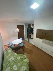 Χώρος καθιστικού στο Apt Vista Mar Completo próx Praias da litoranea