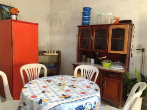 Η κουζίνα ή μικρή κουζίνα στο Recanto do Cajueiro - Luís Correia - Piauí