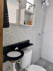 Koupelna v ubytování Villa jujubas da vovó