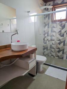 Ένα μπάνιο στο Casa temporada Bela Vista