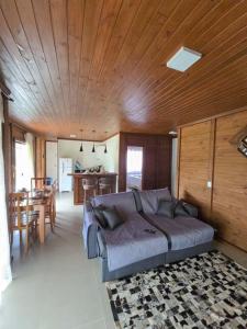 Χώρος καθιστικού στο Casa temporada Bela Vista