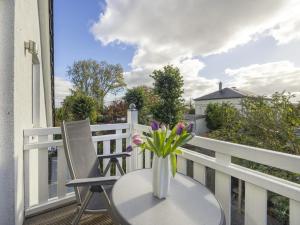 Rõdu või terrass majutusasutuses Nordlicht - Windjammer