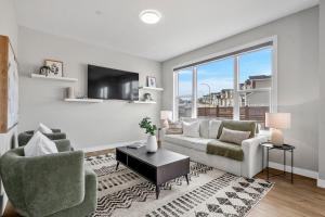 Posezení v ubytování The Herron Rise Retreat