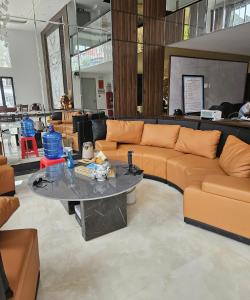 Χώρος καθιστικού στο Marina Hotel Lạng Sơn