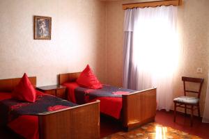 Voodi või voodid majutusasutuse Downtown guest house toas